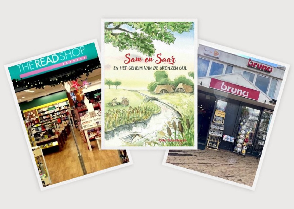Het boek Sam en Saar bij lokale boekhandels