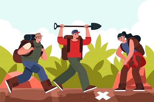 Speurtocht illustratie